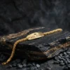 ottomankuyumculukgümüşyüzükkolyebileklik (2) Gold Kaplama İsimli Çocuk Künye Bileklik