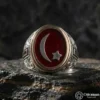 yuzuk dualı (1) Osmanlı Hilali ve Yıldız Gümüş Yüzük